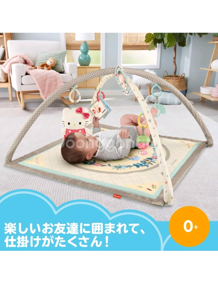 아기체육관 모빌 정품 산리오 피셔 프라이스 뮤지컬 베이비 디럭스 짐 GXC10 산리오정품--9