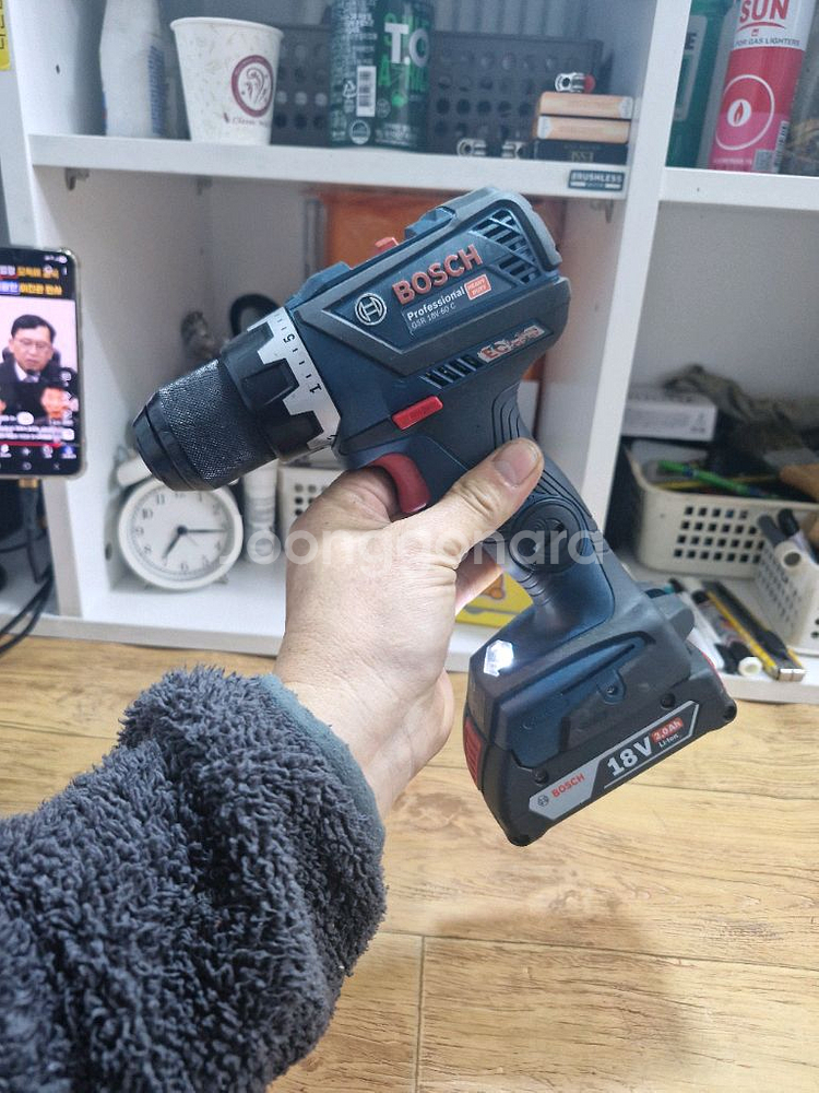 보쉬충전드릴 GSR18V60C 2세대신형 브러쉬리스EC모터 A급--8