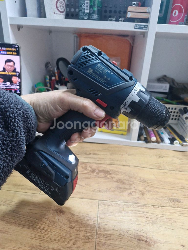 보쉬충전드릴 GSR18V60C 2세대신형 브러쉬리스EC모터 A급--9