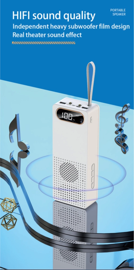 급속충전 27000mah 보조배터리 블루투스 스피커 이미지