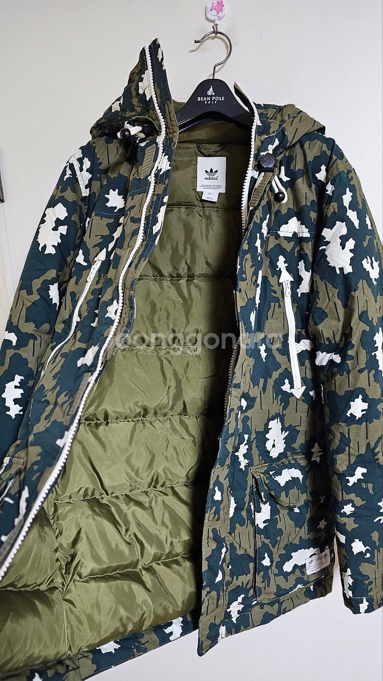 아디다스 오리털 패딩--1