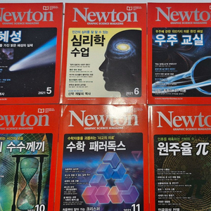 뉴턴 잡지 과월호 6권(2021년)