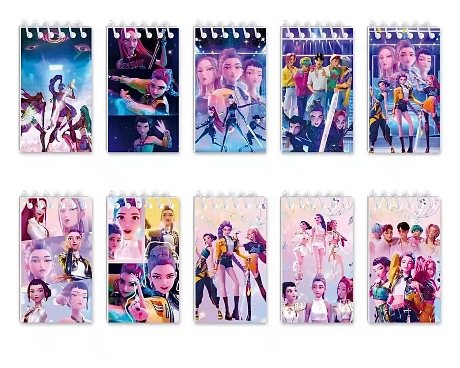 케이팝데몬헌터스 미니 수첩 10개 일괄--0