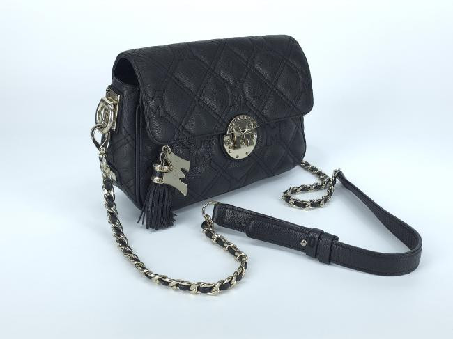 메트로시티 M171MQ0563Z 퀼팅 체인 블랙 골드 숄더백 클래식 M로고 가죽백 크로스백--0