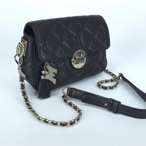 메트로시티 M171MQ0563Z 퀼팅 체인 블랙 골드 숄더백 클래식 M로고 가죽백 크로스백