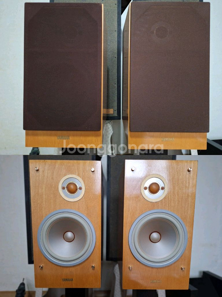 스탠드포함/오버홀/야마하 NS-1 알리코 스피커 빈티지 레트로 인테리어 앤틱 오디오 하이파이 가게 매장 카페--4