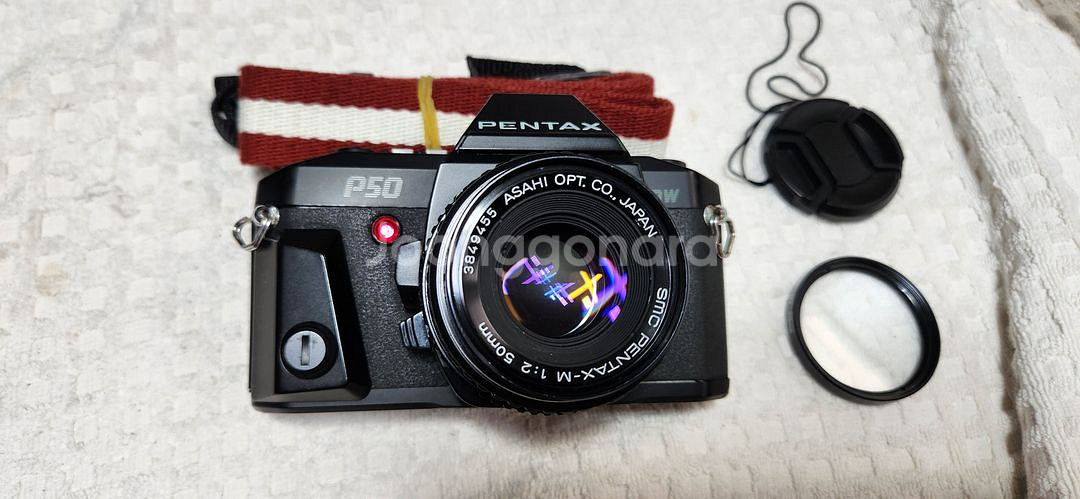 펜탁스P50 DW(A급), 펜탁스렌즈50/1:2,스트랩.--1