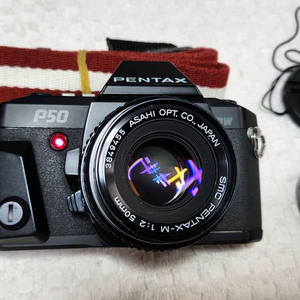 펜탁스P50 DW(A급), 펜탁스렌즈50/1:2,스트랩.