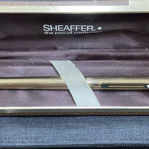 쉐퍼 만년필 타가 1005 플루티드 골드 14K M닙