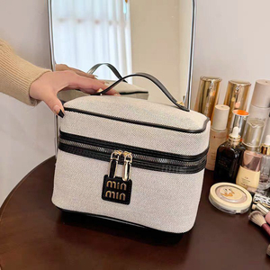 미니미 캔버스 화장품 보관가방