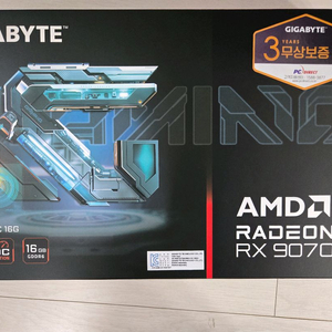 기가바이트 9070xt 게이밍oc 미개봉