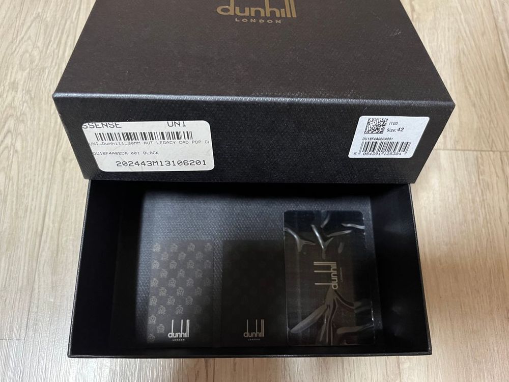 [판매] 던힐 오토매틱 Legacy버클 Cadogan 가죽벨트 30mm 새제품--6