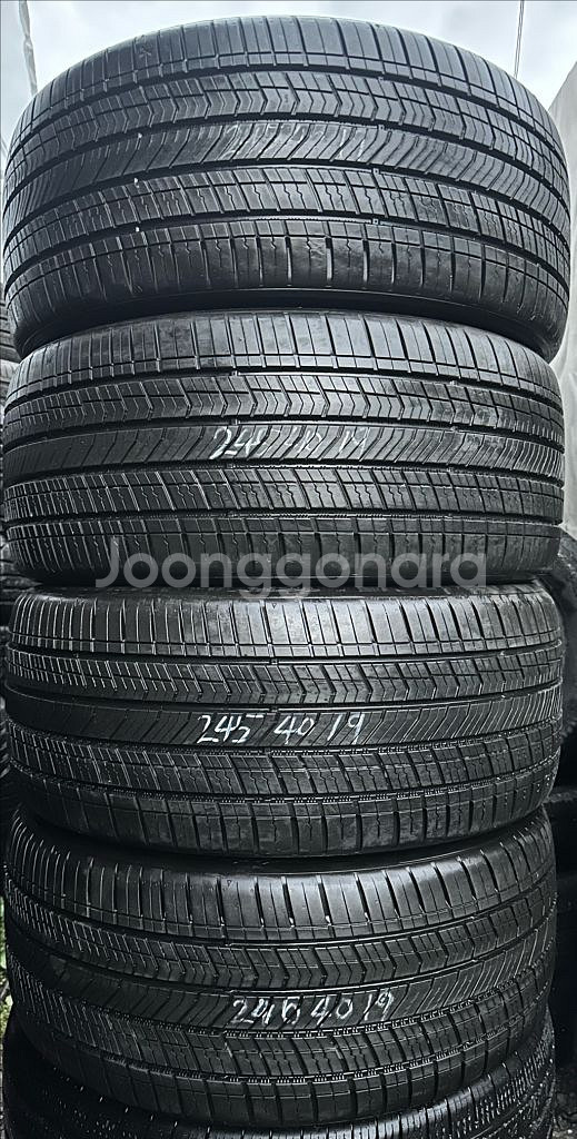 245 40 19금호중고타이어한대분2454019--0