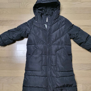 꼬망스 160사이즈 롱 후드 패딩점퍼