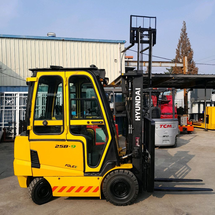 현대전동지게차 2.5톤 25B-9 2단3.3미터 올케빈 사이드쉬프트--4