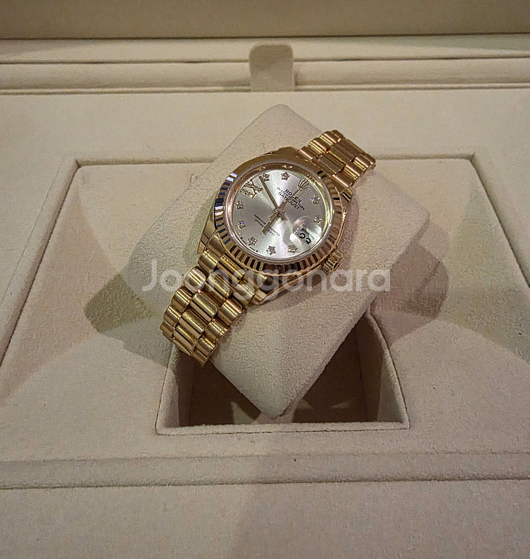 롤렉스 데이저스트 28MM 옐로우골드 금통 실버 별 다이아 쥬빌레 국내 영수증 포함 풀구성품--2