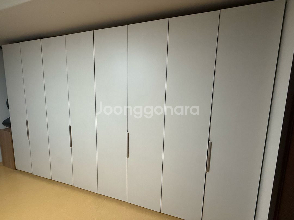 한샘 붙박이장 크림화이트 무광 3600 (이사정리)--1