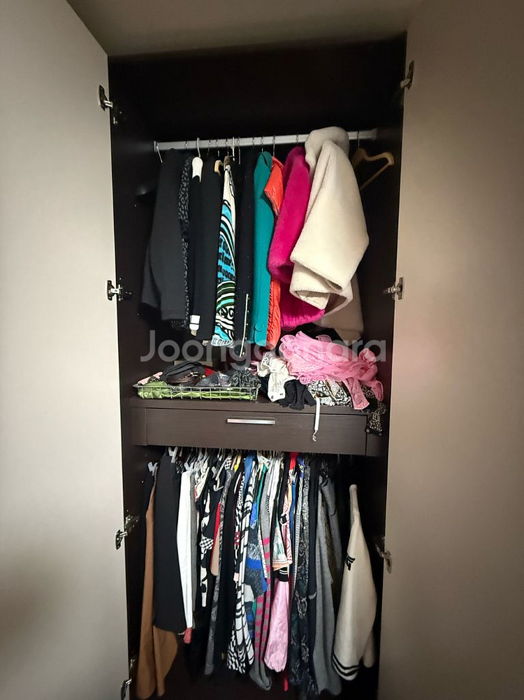 한샘 붙박이장 크림화이트 무광 3600 (이사정리)--7