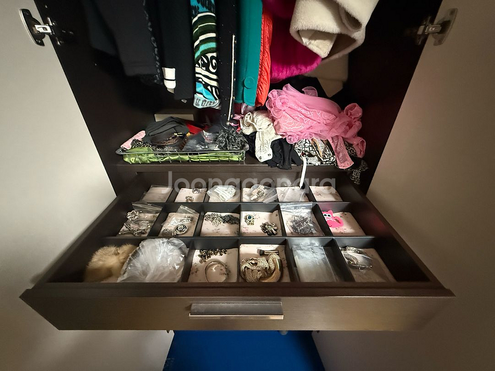 한샘 붙박이장 크림화이트 무광 3600 (이사정리)--8