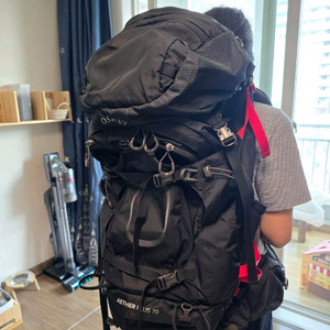 오스프리 이서 PLUS 70L 대형 등산배낭 / 백패킹 백팩