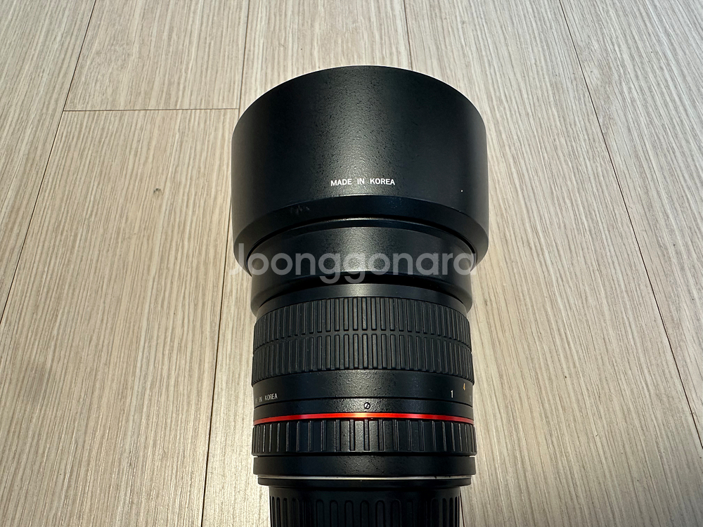 삼양 85.4 (85mm F1.4) 수동 MF렌즈 캐논용 팝니다--4