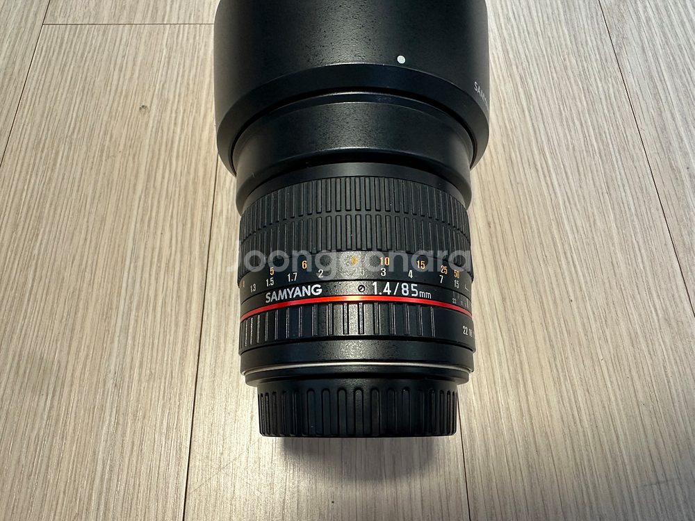 삼양 85.4 (85mm F1.4) 수동 MF렌즈 캐논용 팝니다--5