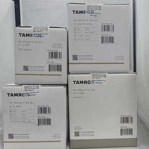 탐론 28-75mm f/2.8 Di III G2,28-200mm f/2.8-5.6 Di III등등 미개봉팝니다