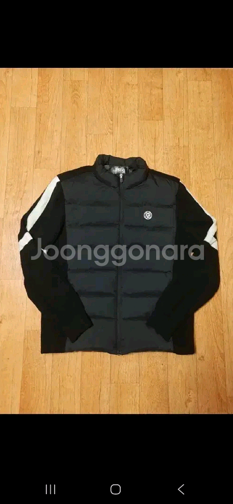 (정품,PSDG)파시디 골프 하이브리드 미들 패딩 니트 블랙 자켓 100--0