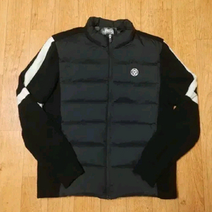 (정품,PSDG)파시디 골프 하이브리드 미들 패딩 니트 블랙 자켓 100