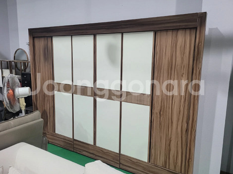 10자 월넛투톤 장롱--1