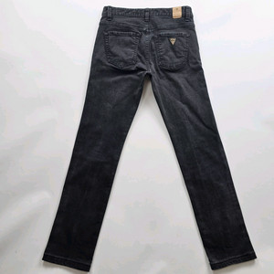 게스 청바지 흑청 스판 데님 사이즈28 R3152