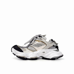 [35] 발렌시아가 여성 카고 스니커즈 화이트 그레이