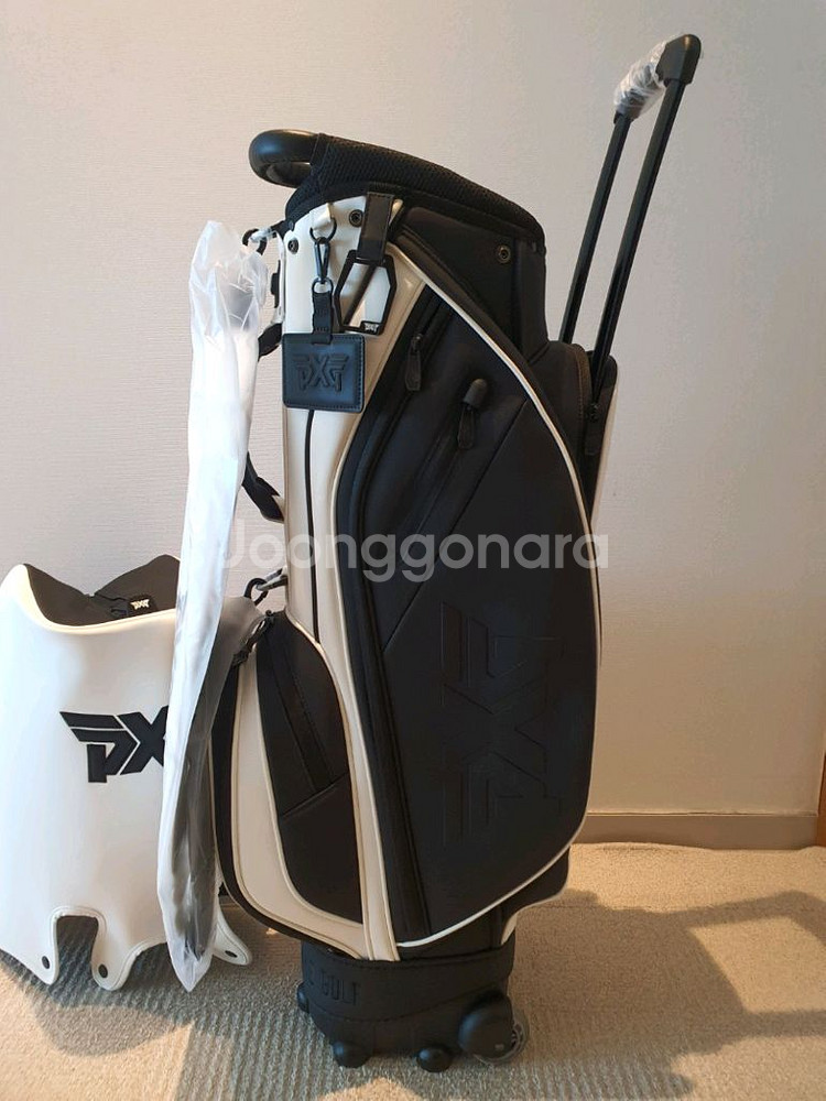 국내당일발송 pxg골프백 캐디백 트롤리 바퀴형 말본골프--1
