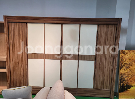 10자 월넛투톤 장롱--0