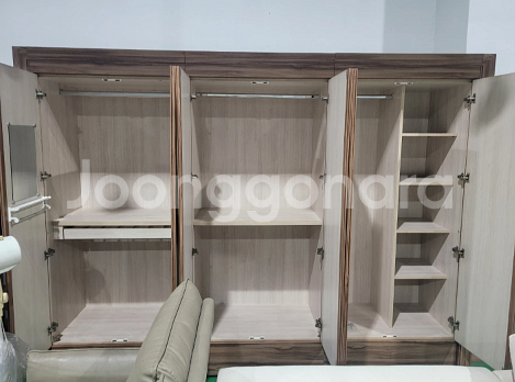 10자 월넛투톤 장롱--4