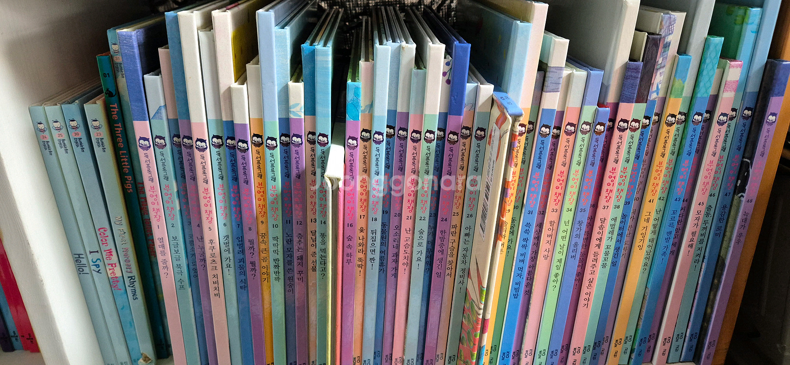 부엉이 책장 2단계 48권 최상--0