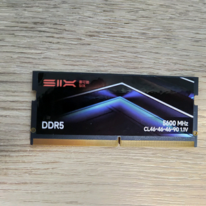 DDR5 5600 MHz 16GB 노트북용 메모리 식스램