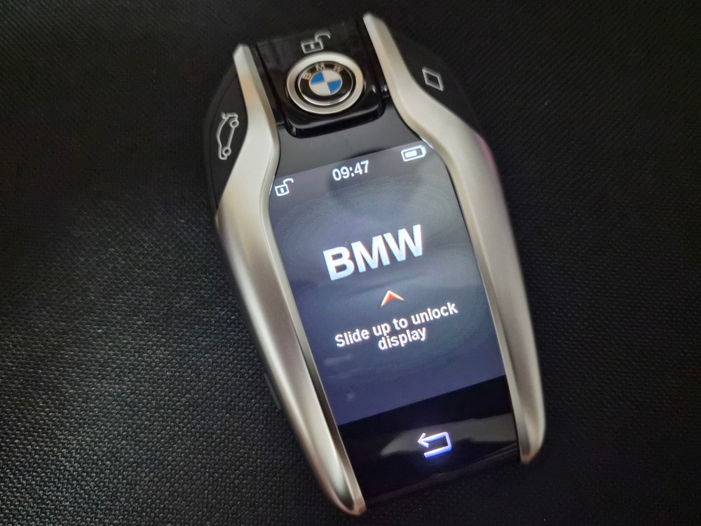 [BMW 750Li 16년식 – 디스플레이키] 배터리 · 액정(LCD) · 버튼 포함 스마트키 전체 컨버전 이미지