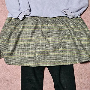 레노마키즈 기모 원피스.기모레깅스 130