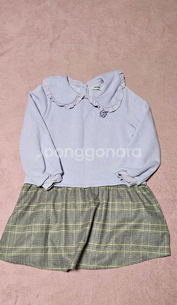 레노마키즈 기모 원피스.기모레깅스 130--2