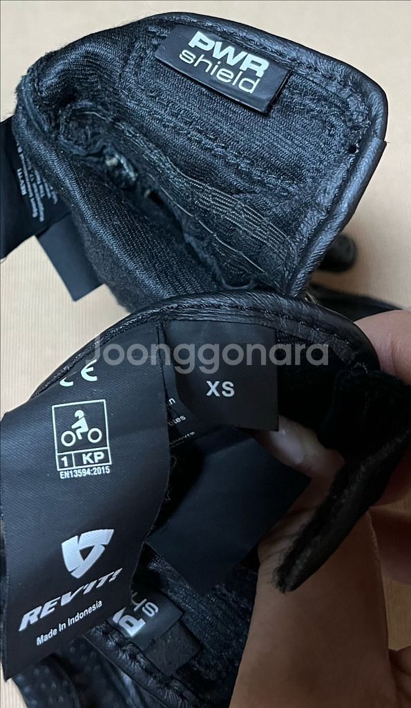 레빗 여성용 가죽 장갑 xs--2