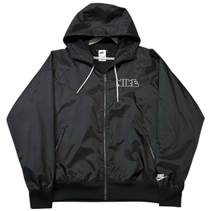 나이키 빅로고 블랙 바람막이 L