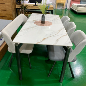 6인용 세라믹 식탁 세트