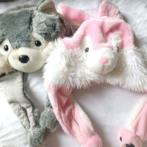 늑대 토끼 털모자 새상품