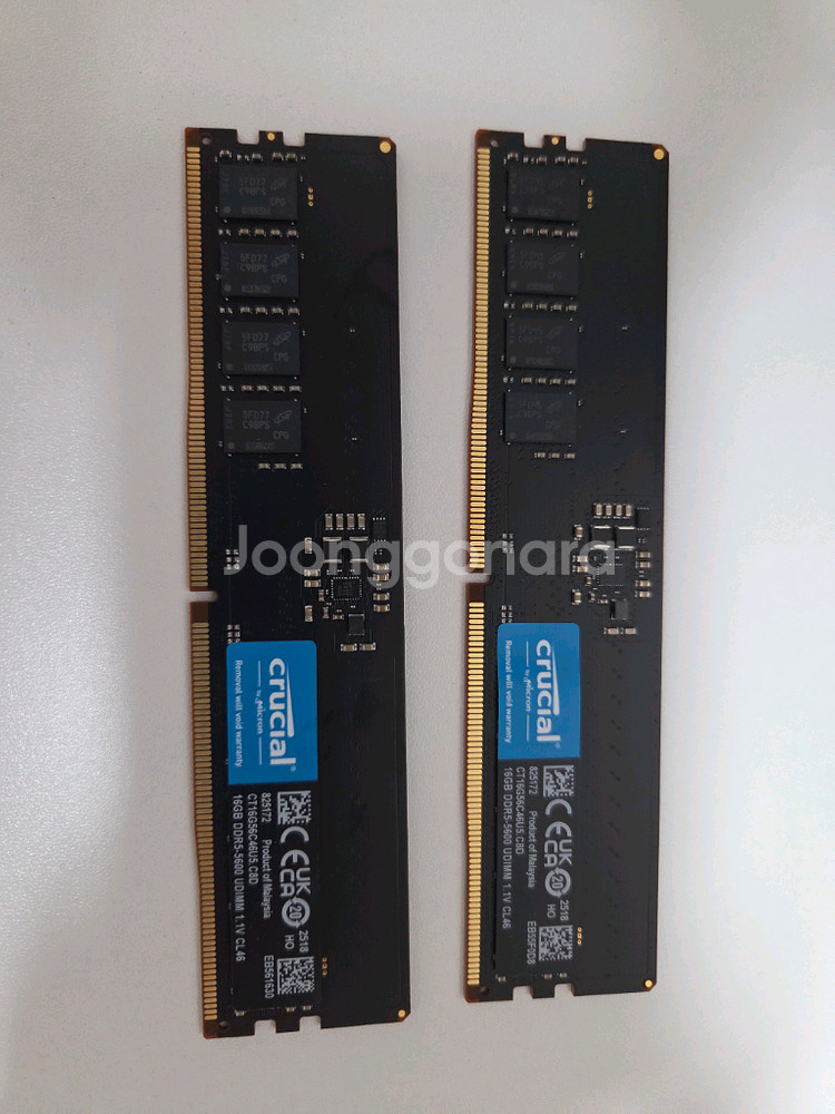 DDR5 5600 16X2 32gb 데스크용 램 팝니다--0