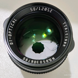 Ttartisan 티티아티산 50mm F1.2 후지 X 용