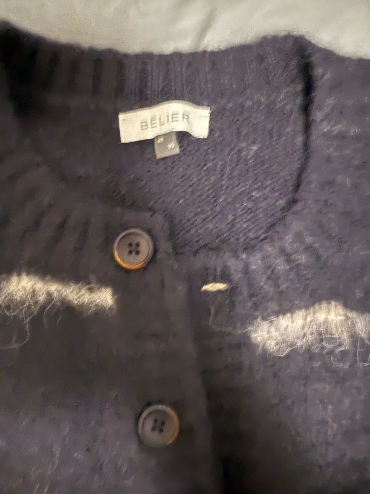 벨리에 브러쉬드 탐 가디건 (네이비)95사이즈--2