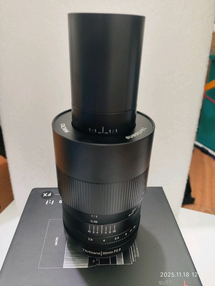 칠공장 7Artisans 60mm F2.8 Macro 후지 X마운트 이미지