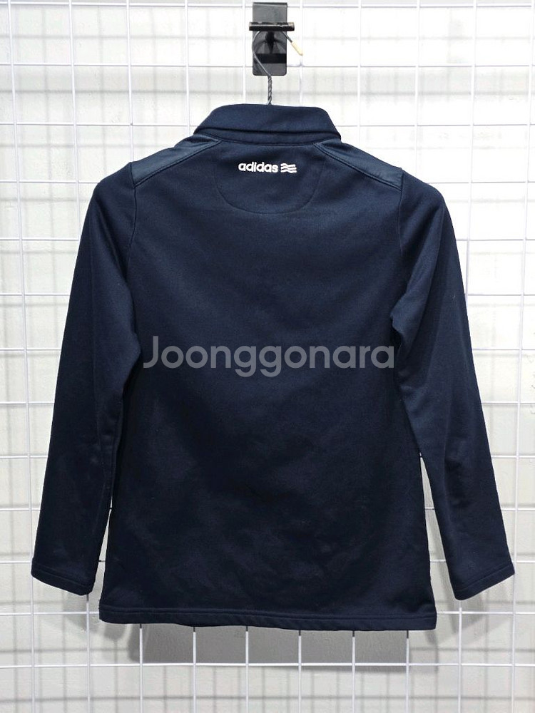 아디다스 골프 여성 우븐패치 기모 카라 티셔츠 85--1