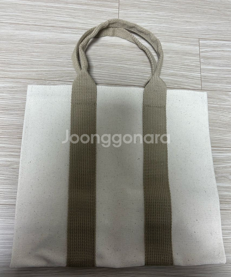 캔버스 에코백 토트백 베이지 (새제품)--1